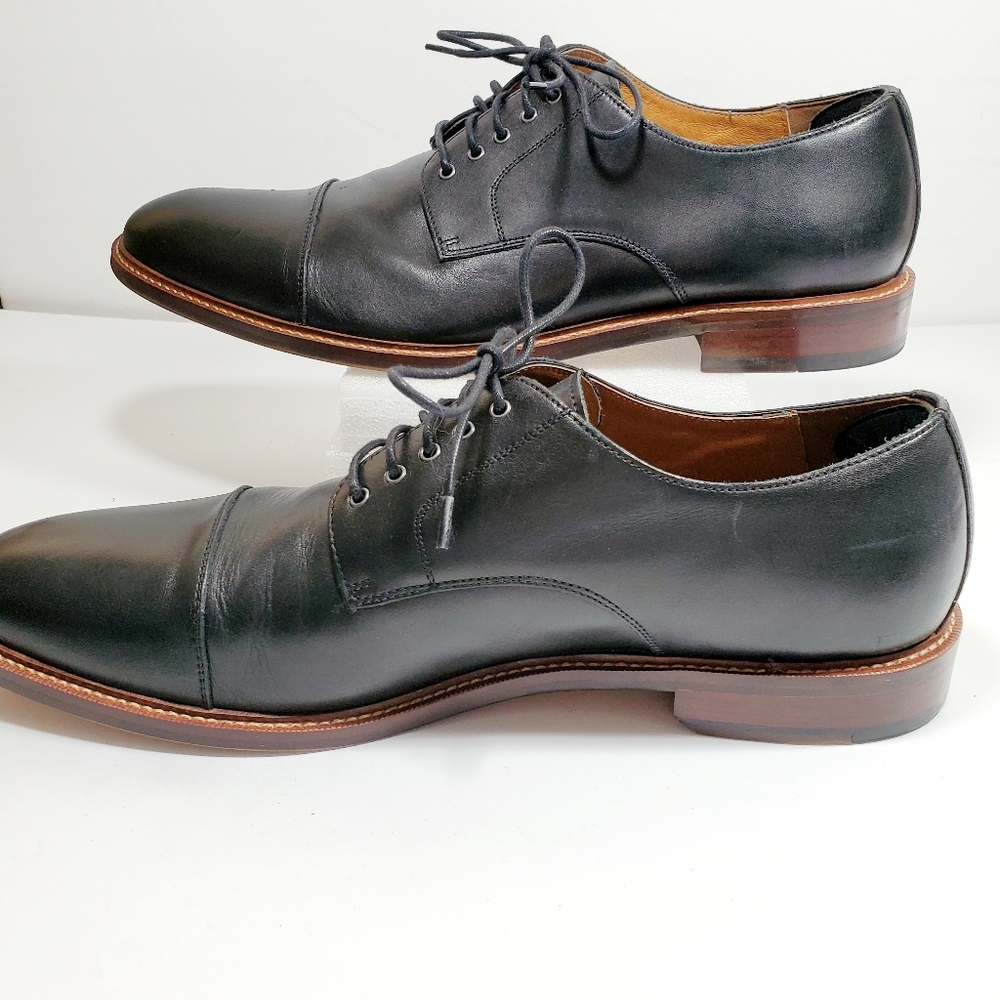 Blake McKay Clark T9 Cap Toe Oxford Black Leather Dress Career Shoe Men Size 13 - Picture 8 of 16